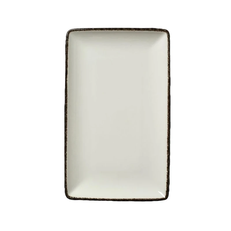 Steelite Charcoal Dapple Rectangle One Tray 27 x 16.75cm, Case of 6