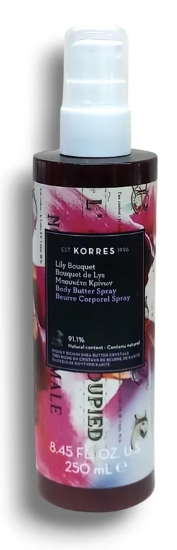 Korres | Lily Bouquet - Body Butter Spray | 91.1% Natural Content | 250mL