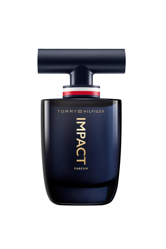 Tommy Hilfiger – Tommy Impact Parfum 100ml – Parfum Men – Woody Ambery Fragrance – Oud Wood and Amber Notes – Intense Blue Glass Bottle