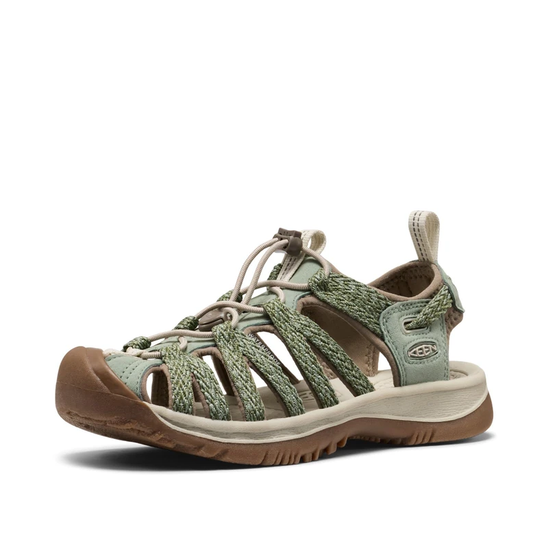 KEEN Women's Whisper Closed Toe Sport Sandals, Lily Pad, 8.5