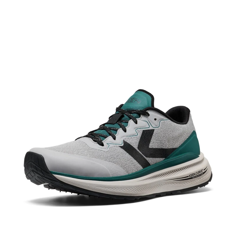 KEEN Men's WK500 Breathable Comfortable Supportive Walking Shoes, Alloy/Mediterranea, 13