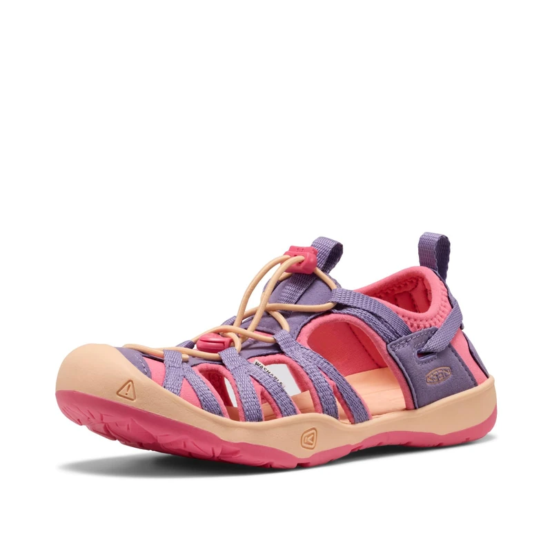 KEEN Unisex-Child Moxie Closed Toe Casual Sandals, Purple Haze/Pink Lemonade, 3