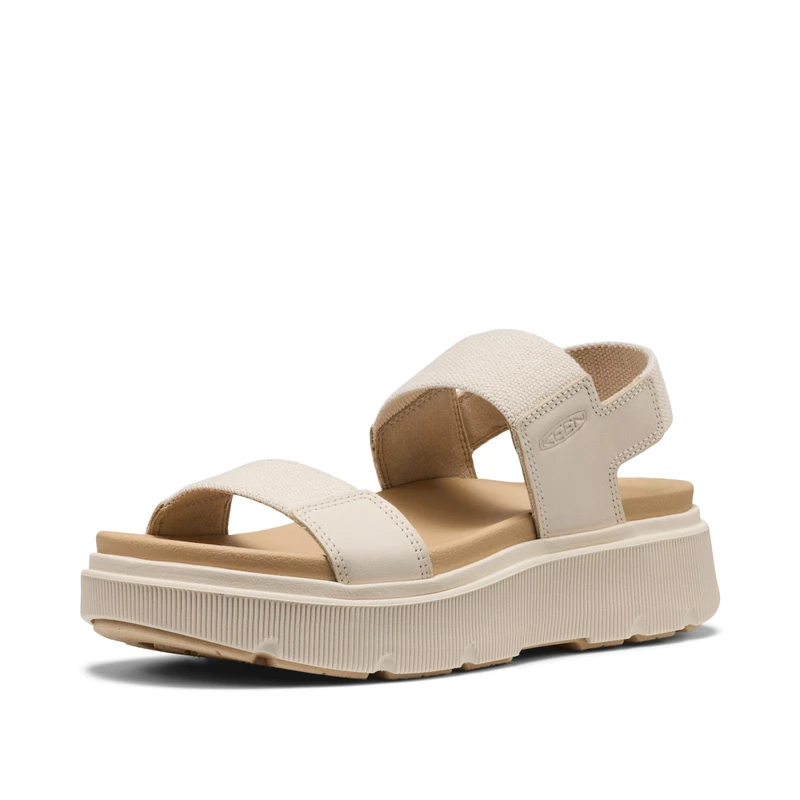 KEEN Women's Elle Mila Backstrap Comfortable Easy On Supportive Lightweight Sandals, Birch/Birch, 6.5