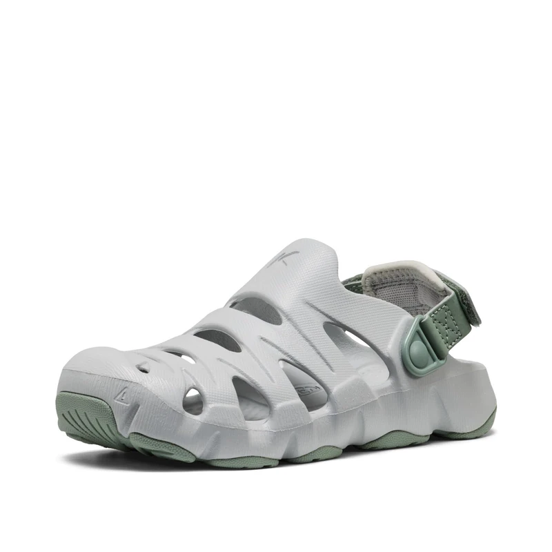 KEEN Unisex-Child Hyperflt Comfortable Slip On Lightweight Breathable Durable Sandals, Vapor/Lily Pad, 10