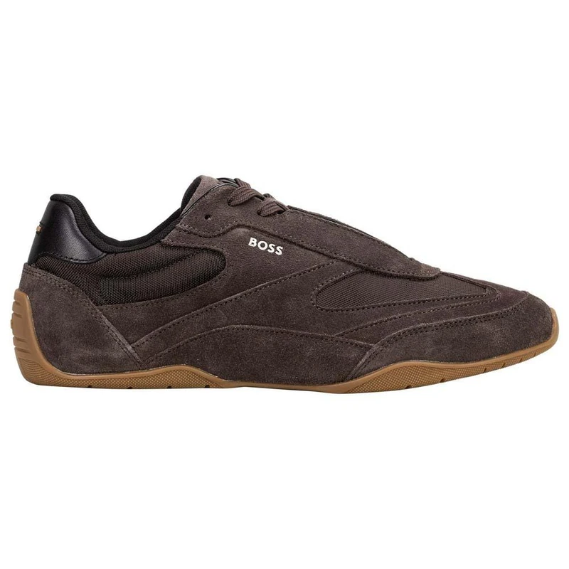 BOSS Men's Jaylen_Lowp_sdny 10274847 01 Low-Profile Trainers, Open Brown, 9.5 UK