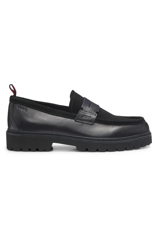 Hugo Men's Draven_loaf_plltsd 10277824 01Loafers, Black, 10 UK - Image 1