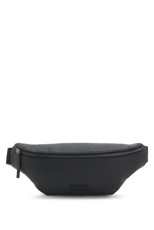 HUGO Mens Ethon 2.0HI Bumbag N Grained Belt Bag with Logo Patch Size One Size