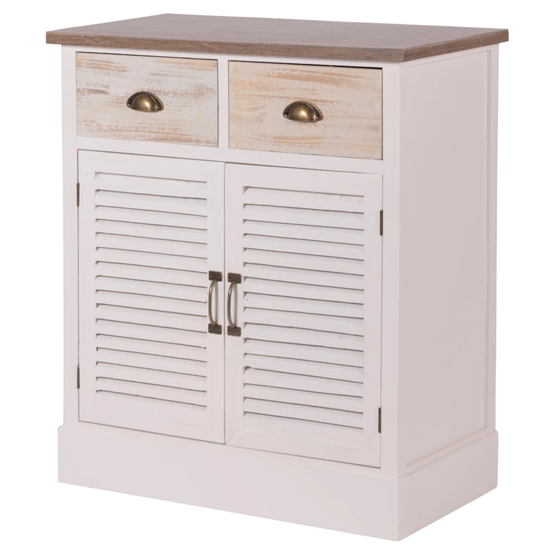 Galileo Granada Sibilla Wooden Cabinet with 2 Drawers and 2 Doors 75 x 38 x 88 cm