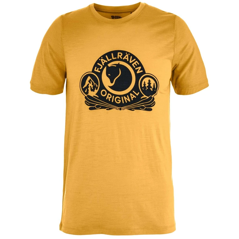 FJALLRAVEN Abisko Wool Classic SS M Ochre