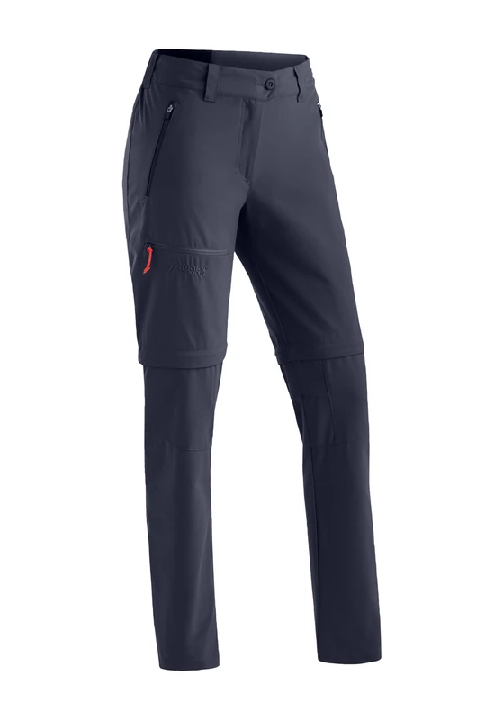 Maier Sports NATA Zip Loop, Women's Hiking Trousers, Water-Repellent Outdoor Trousers for Trekking and Hiking, Practical T-Zip-Off Function, PFC-Free, mSTRETCH Pro 2 and Dryprotec