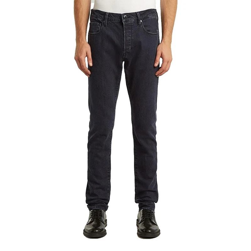 G-STAR Men's 3301 Slim Jeans, BLACK (washed black 51001-D931-H890), 40W / 36L - Image 1