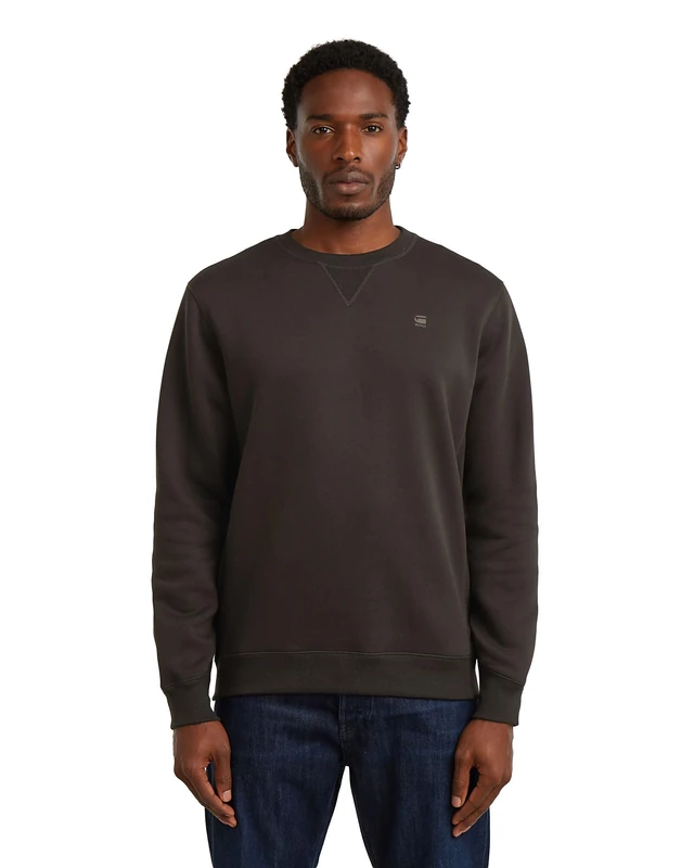 G-STAR Men's Premium Core Sweater, Brown (ganache D16917-C235-G652), L