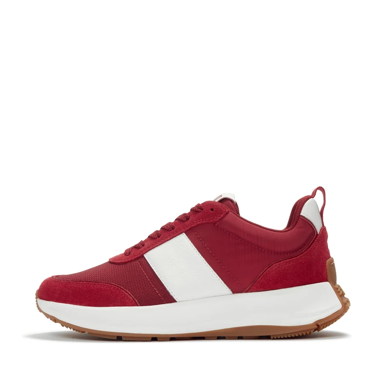 F-Mode Flow Fabric/Suede Sneakers