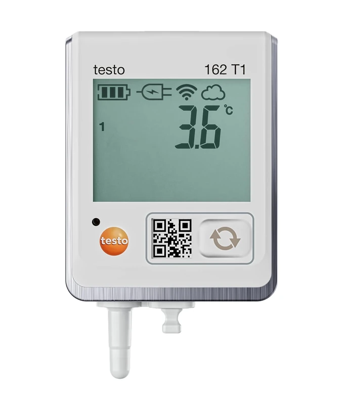 testo 162 T1 - Online data logger with display and integrated temperature sensor