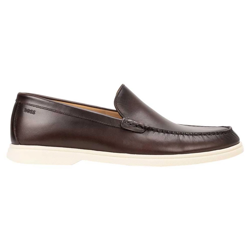 BOSS Men's Sienne_mocc_bu 10277790 01 Moccasins, Dark Brown, 11 UK