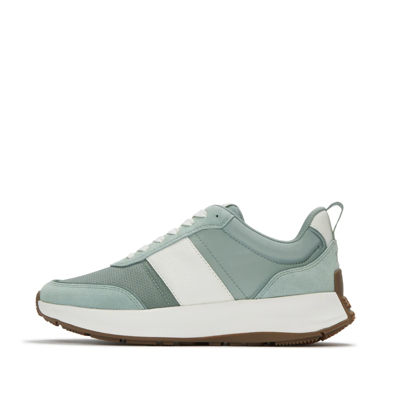 F-Mode Flow Fabric/Suede Sneakers
