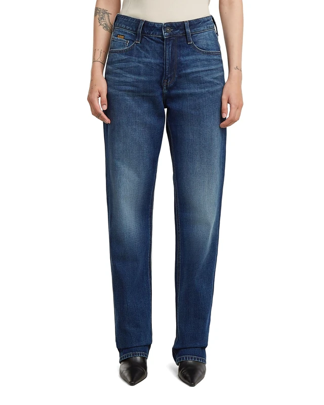 G-STAR Women's Iggie Straight Jeans, Blue (worn in stratos D27704-C052-D332), 27W / 30L