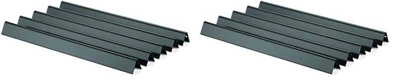 Weber 7534 Gas Grill Flavorizer Bars (21.5 x 1.7 x 1.7), Black (Pack of 2)