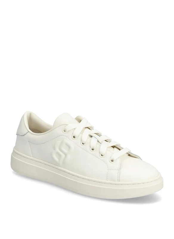 BOSS Women's Kieran_Tenn_althfbb 10228535 0 Trainers, Open White, 4 UK