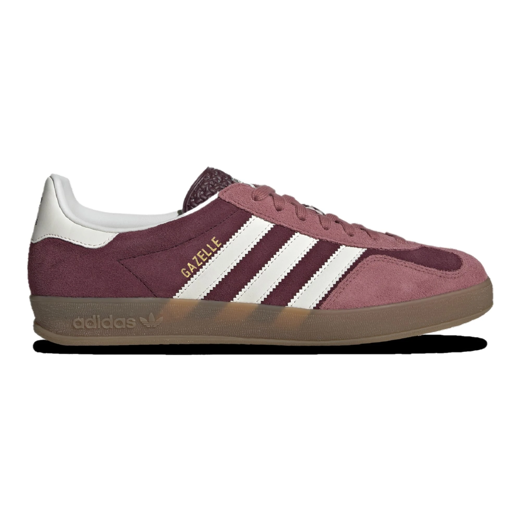Adidas Originals Gazelle Indoor Mens Sneaker, Maroon/White, 11.5