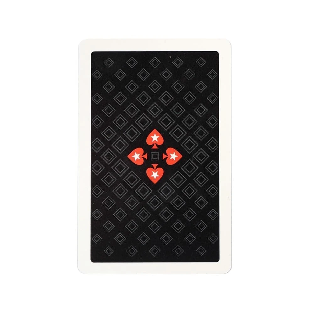 POKERSTARS - Black Diamond Fade Playing Card Deck - 100% Plastic Poker Cards with Two-Colour Suits - Durable & Waterproof - Premium Deck for Texas Hold’em, Home Games & Collectors