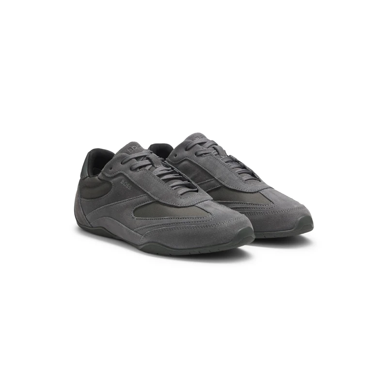 BOSS Men's Jaylen_Lowp_sdny 10274847 01 Low-Profile Trainers, Darkgray, 11.5 UK