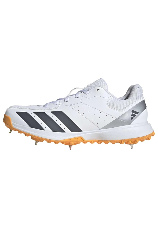 adidas Men's Howzat Spike, FTWR White/Aurora Onix/Lucid Tangerine, 7 UK