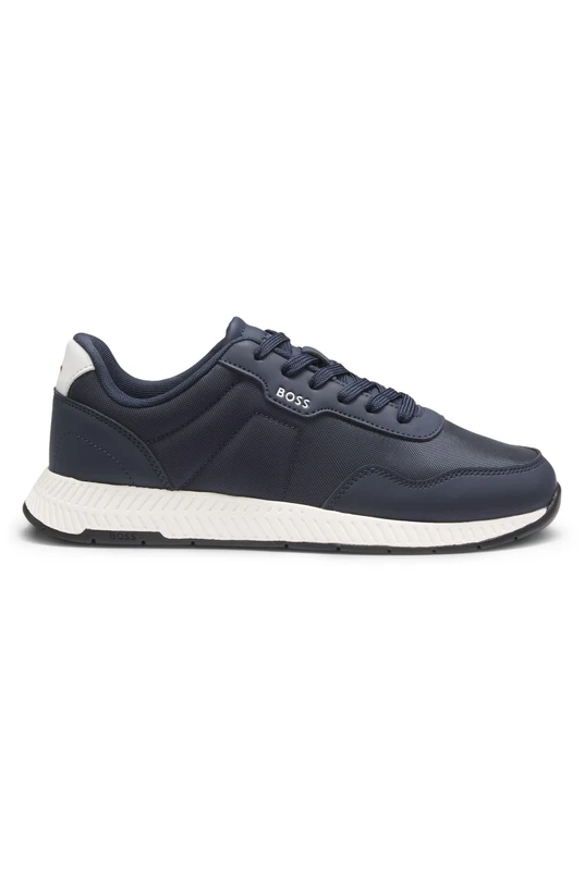 BOSS Titanium Runn Trainers UK 8 Blue