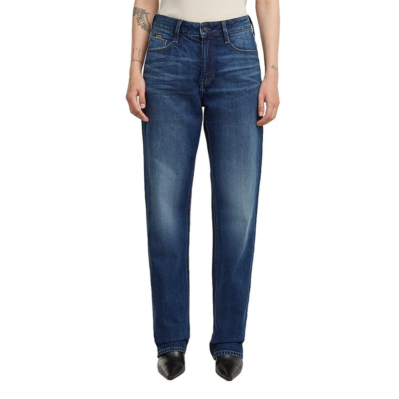 G-STAR Women's Iggie Straight Jeans, Blue (worn in stratos D27704-C052-D332), 28W / 32L