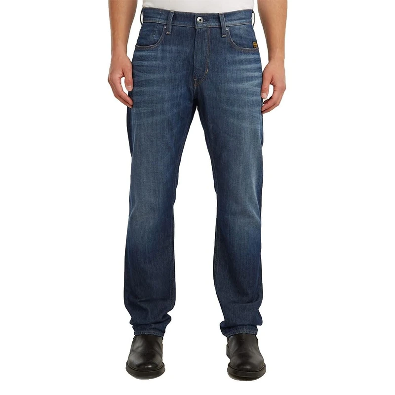 G-STAR Men's Mosa Straight Jeans, Blue (antic faded lagoon D23692-B767-A942), 32W / 34L