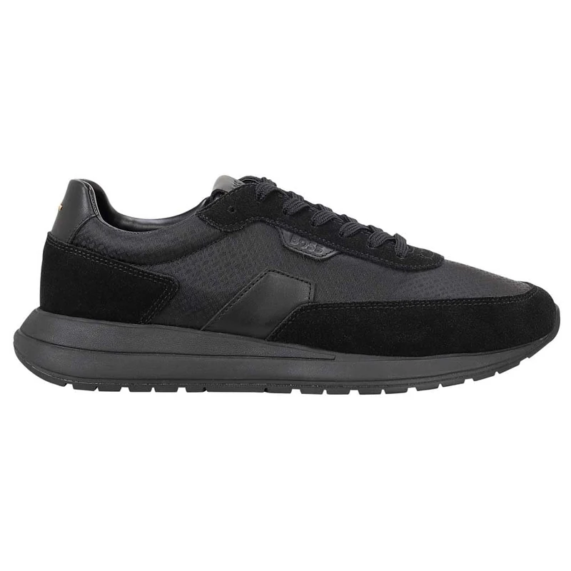 BOSS Men's Vinston_Runn_sdnymns 10277929 Trainers, Black, 10 UK