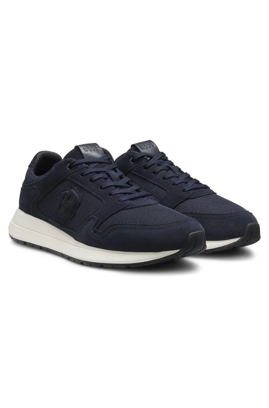 BOSS Men's Vinston_Runn_sdmebb 10274847 0 Trainers, darkblue, 7 UK