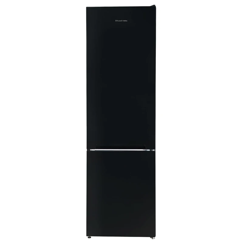 Russell Hobbs Freestanding 60/40 Split C Class Fridge Freezer, 331L Total Capacity, Total No Frost, 4 Star Freezer Rating, Adjustable Feet, Reversible Door in Black, RH185FF601C1B
