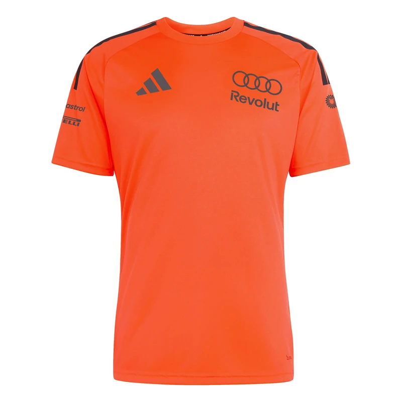 adidas Men's AUDI FORMULA ONE TEAM SET UP TEE, app solar red, XXL