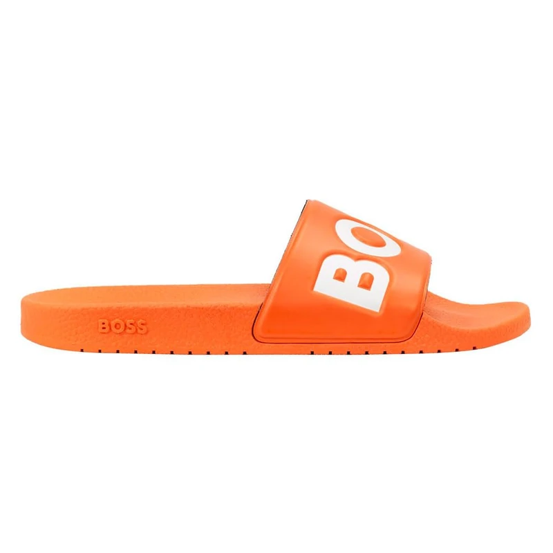 BOSS Men's Aryeh_Slid_npvlg 10251721 01 Slide Sandals, Bright Orange, 5 UK