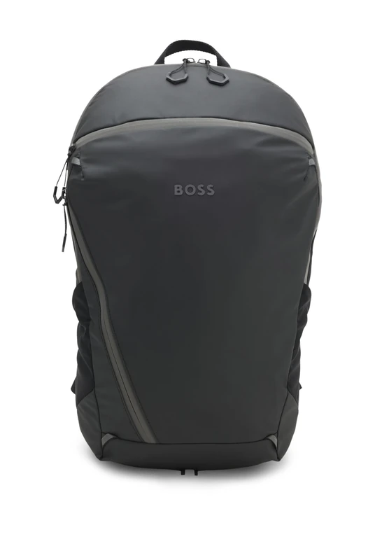 BOSS Mens Stenson Faux-leather Backpack with Reflective Details
