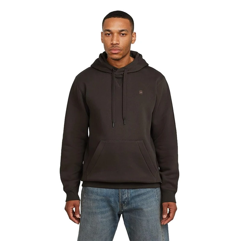 G-STAR Men's Premium Core Hoodie Sweater, Brown (ganache D16121-C235-G652), M