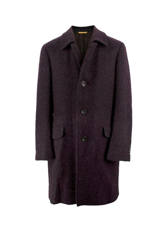 Canali Pre-loved Purple Kei Coat