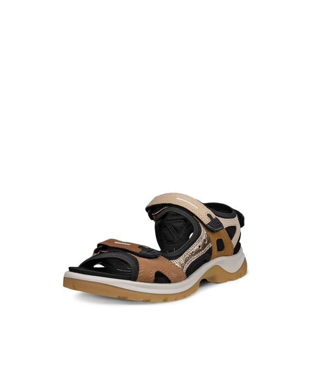 ECCO Women's OFFROAD Sandal - Multicolor Brown - Size 5.5