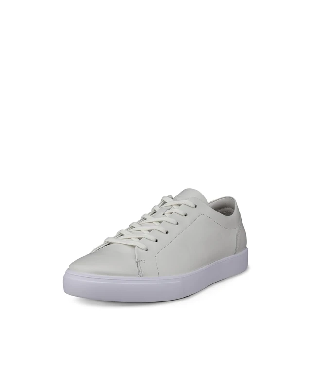 ECCO Men's Sneaker Soft 10, White, 8.5 - Image 1