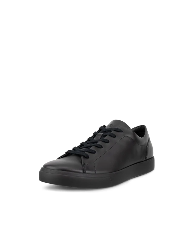 ECCO Men's Sneaker Soft 10, Black, 11.5