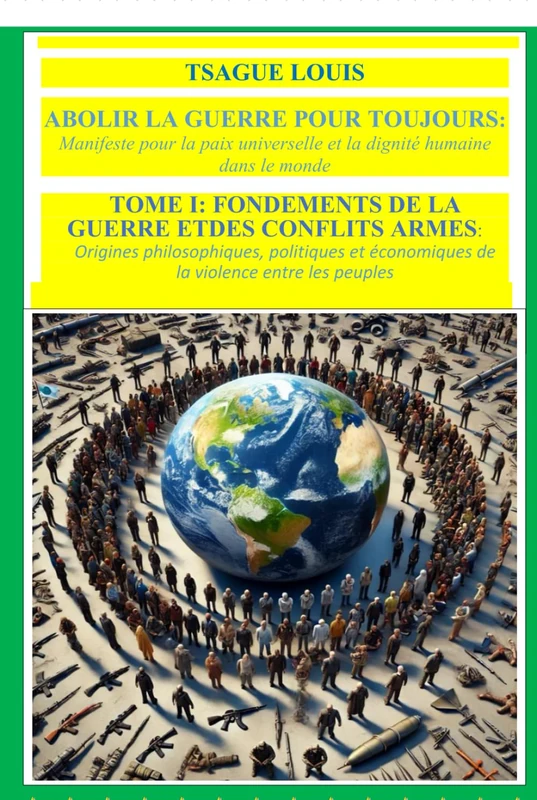 TOME I: FONDEMENTS DE LA GUERRE ET DES CONFLITS ARMES : Origines philosophiques, politiques et économiques de la violence entre les peuples (ABOLIR LA ... et la dignité humaine dans le monde) - Image 1
