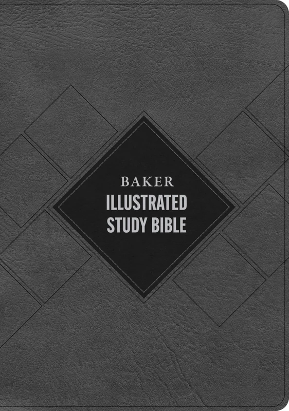 CSB Baker Illustrated Study Bible, Charcoal LeatherTouch