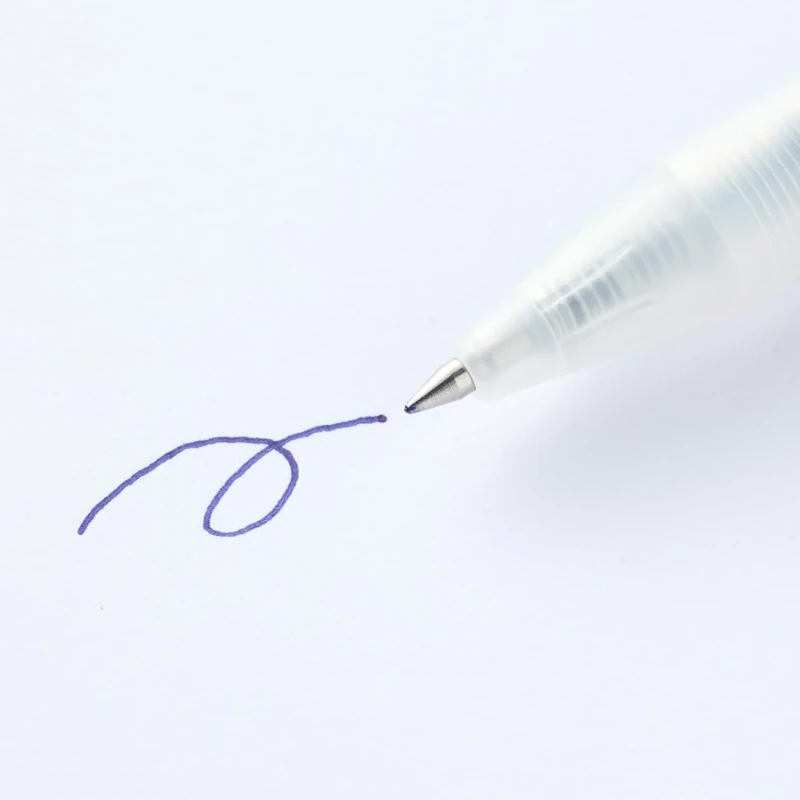 MUJI 無印良品 Smooth Retractable Colour Gel Pen (Set of 3 Pens) (Blue, 0.5mm)