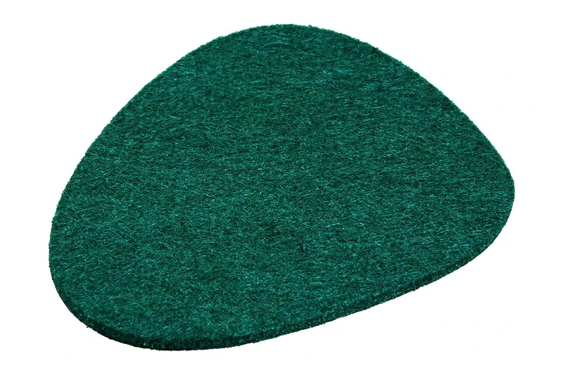 Pack of 8 Placemat, Felt, Green, PU 8, L. 45 cm, W. 38 cm, H. 1 cm
