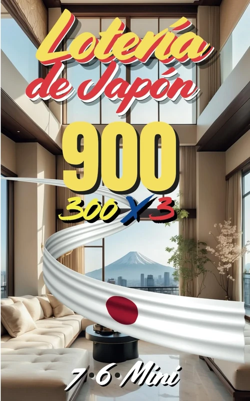 Lotería de Japón: 7/6/Mini – 900 Combinaciones Ganadoras (Números Legendarios Japón)