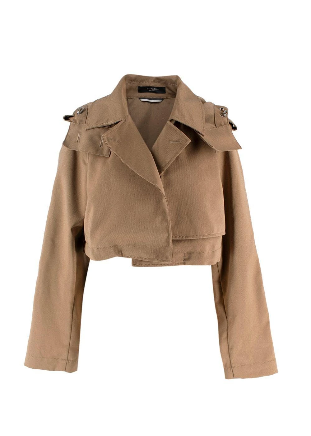 MaxMara Pre-loved Weekend Beige Cropped Trench Coat