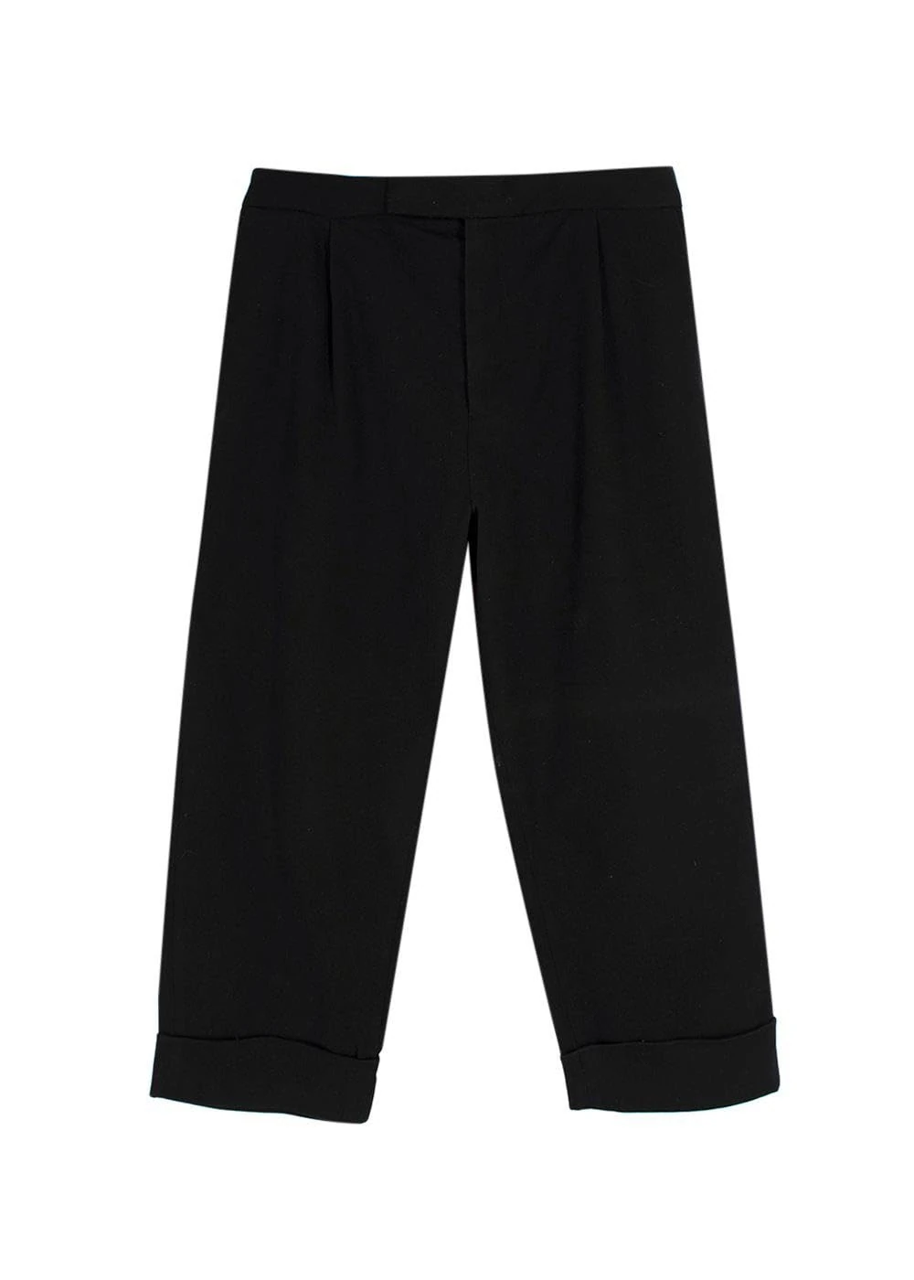 JW Anderson Pre-Loved Men's Black Cropped Trousers