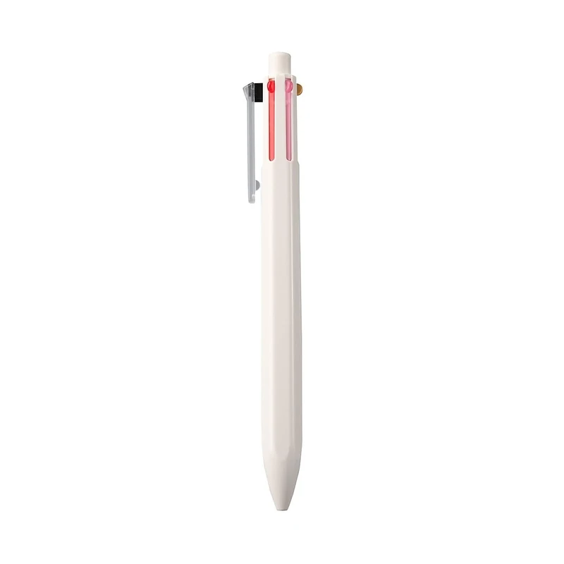MUJI 無印良品 6-in-1 Multicolour Ballpoint Pen, Retractable Push-Down Mechanism, Japanese Crafted (3)
