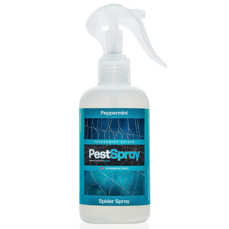 Peppermint Spider PestSpray, Peppermint Oil Spray, Spider Repellent, 250ml Bottle, Suitable Indoor & Outdoor Use